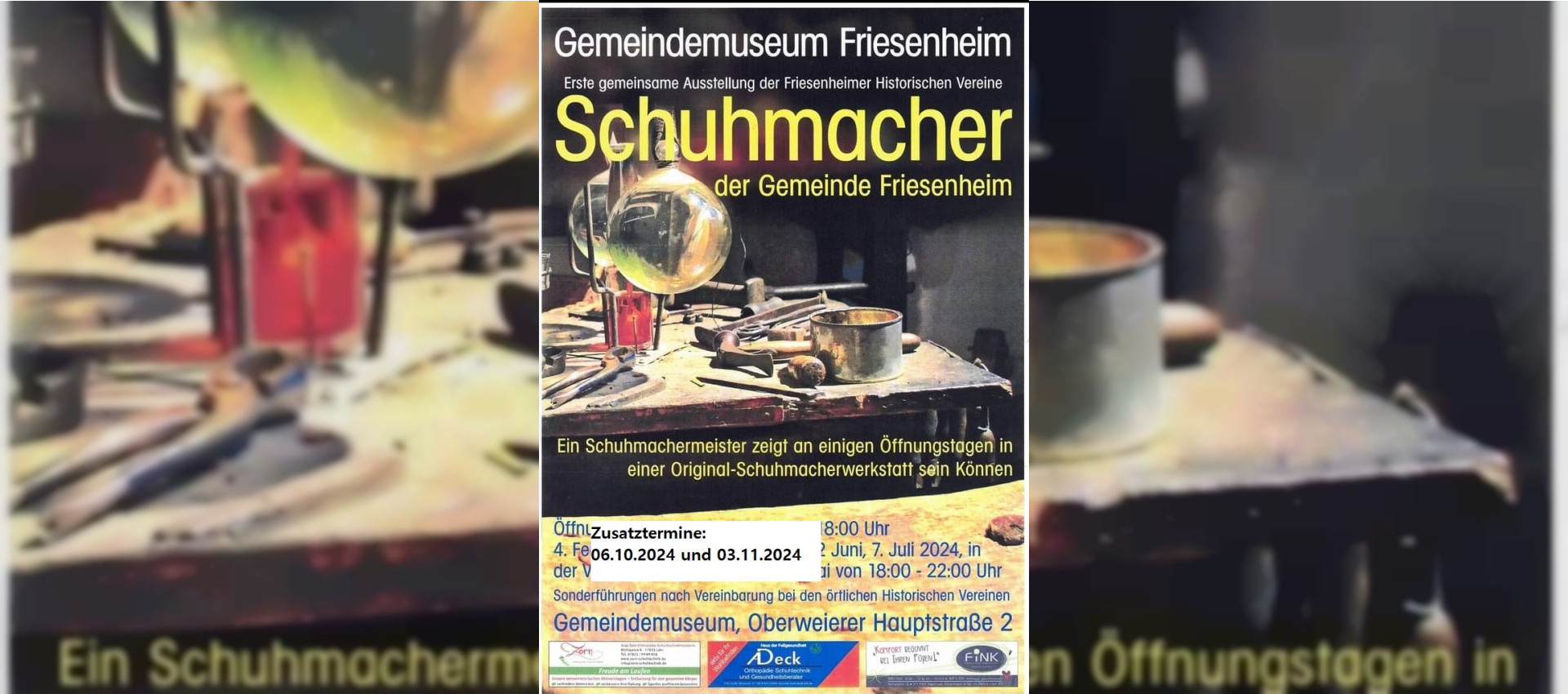 Schuhmacher Ausstellung